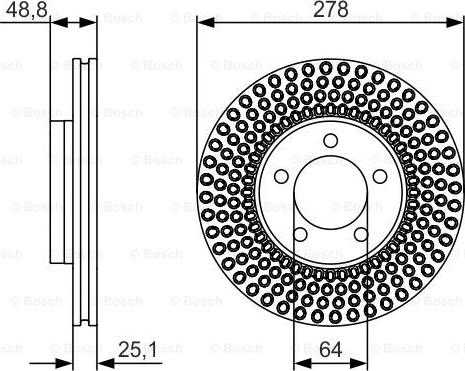 BOSCH 0 986 479 699 - Disc frana aaoparts.ro