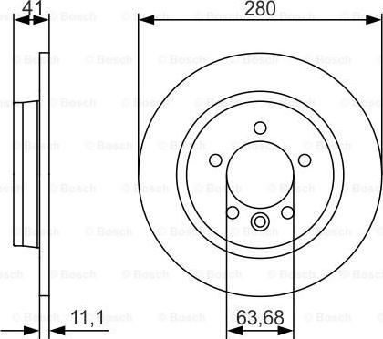 BOSCH 0 986 479 691 - Disc frana aaoparts.ro