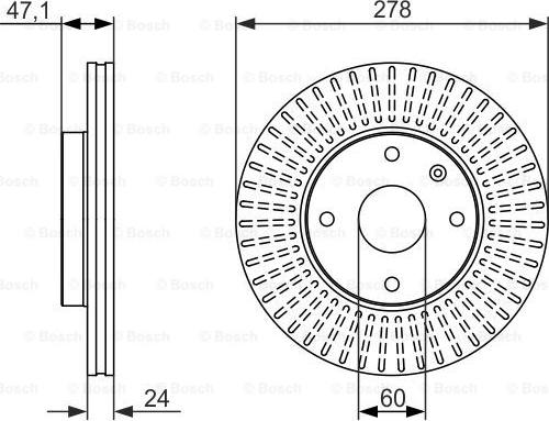 BOSCH 0 986 479 649 - Disc frana aaoparts.ro