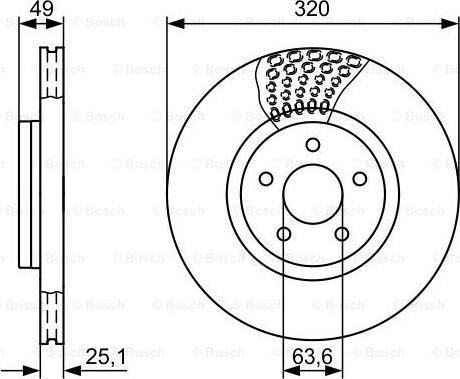 BOSCH 0 986 479 660 - Disc frana aaoparts.ro