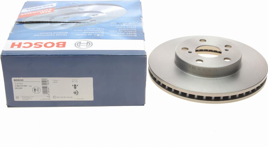 BOSCH 0 986 479 663 - Disc frana aaoparts.ro