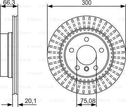 BOSCH 0 986 479 044 - Disc frana aaoparts.ro