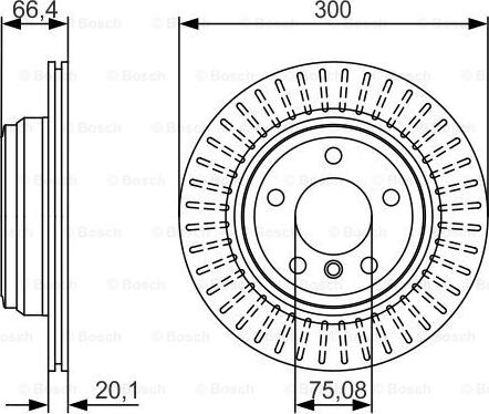 BOSCH 0 986 479 045 - Disc frana aaoparts.ro