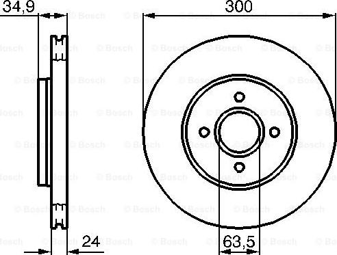 BOSCH 0 986 479 048 - Disc frana aaoparts.ro