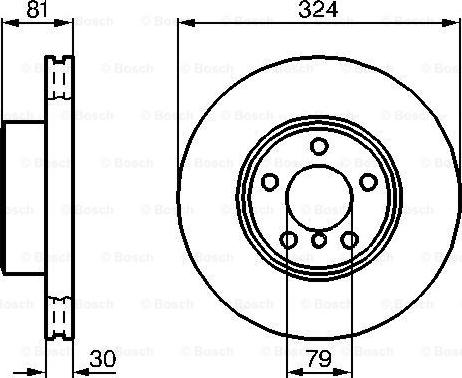 BOSCH 0 986 479 002 - Disc frana aaoparts.ro