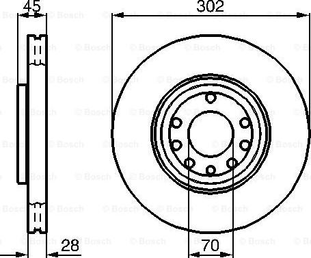 BOSCH 0 986 479 076 - Disc frana aaoparts.ro