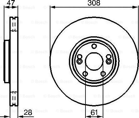 BOSCH 0 986 479 199 - Disc frana aaoparts.ro