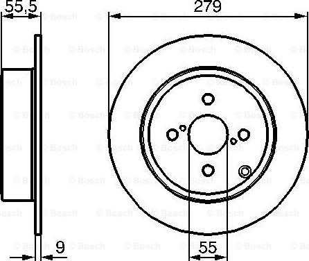 BOSCH 0 986 479 149 - Disc frana aaoparts.ro