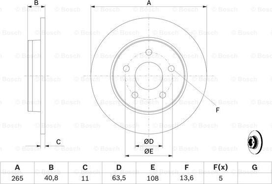 BOSCH 0 986 479 169 - Disc frana aaoparts.ro