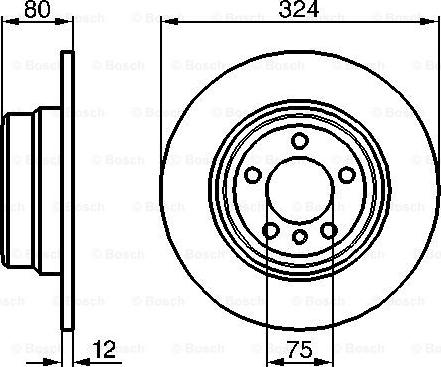 BOSCH 0 986 479 167 - Disc frana aaoparts.ro