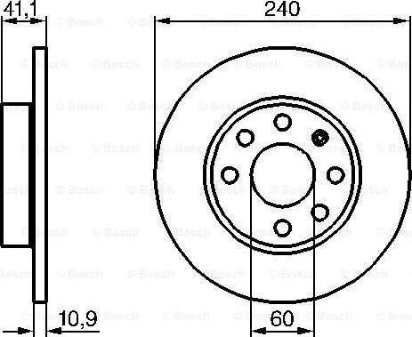 BOSCH 0 986 479 189 - Disc frana aaoparts.ro