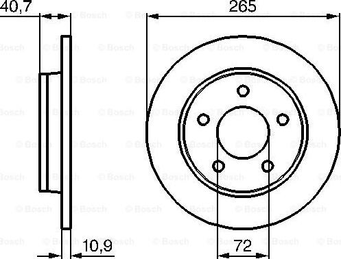 BOSCH 0 986 479 C77 - Disc frana aaoparts.ro