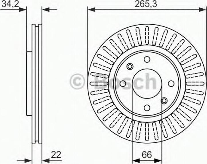 BOSCH 0 986 479 890 - Disc frana aaoparts.ro