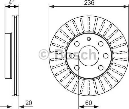 BOSCH 0 986 479 840 - Disc frana aaoparts.ro