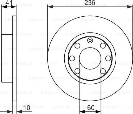 BOSCH 0 986 479 829 - Disc frana aaoparts.ro