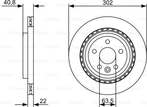 BOSCH 0 986 479 398 - Disc frana aaoparts.ro