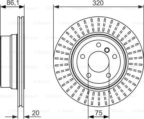 BOSCH 0 986 479 351 - Disc frana aaoparts.ro