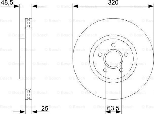 BOSCH 0 986 479 C75 - Disc frana aaoparts.ro