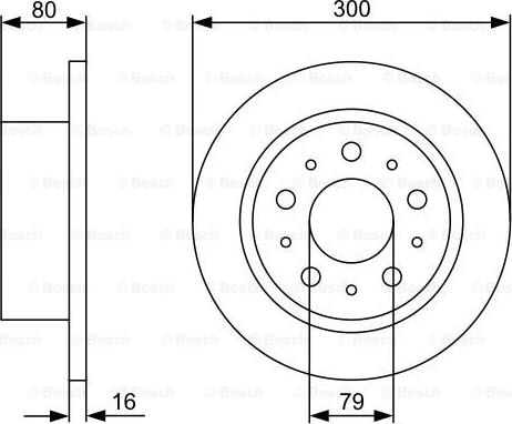 BOSCH 0 986 479 317 - Disc frana aaoparts.ro