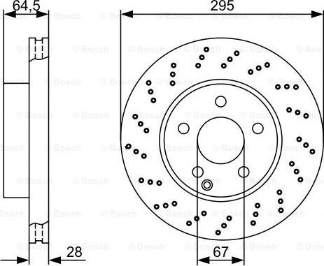 BOSCH 0 986 479 331 - Disc frana aaoparts.ro