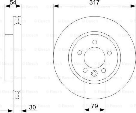 BOSCH 0 986 479 287 - Disc frana aaoparts.ro