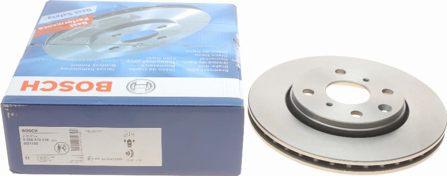 BOSCH 0 986 479 239 - Disc frana aaoparts.ro