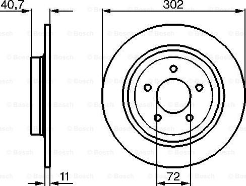 BOSCH 0 986 479 C69 - Disc frana aaoparts.ro