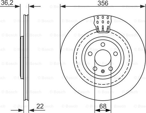 BOSCH 0 986 479 749 - Disc frana aaoparts.ro