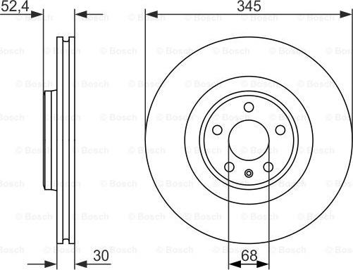 BOSCH 0 986 479 747 - Disc frana aaoparts.ro