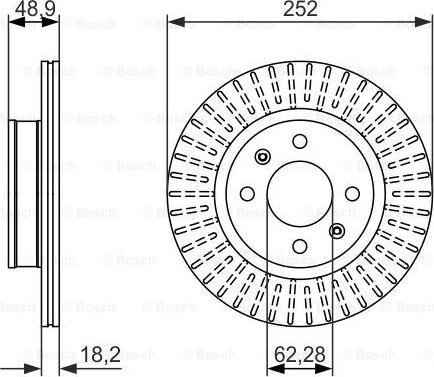 BOSCH 0 986 479 770 - Disc frana aaoparts.ro