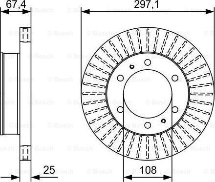 BOSCH 0 986 479 A96 - Disc frana aaoparts.ro