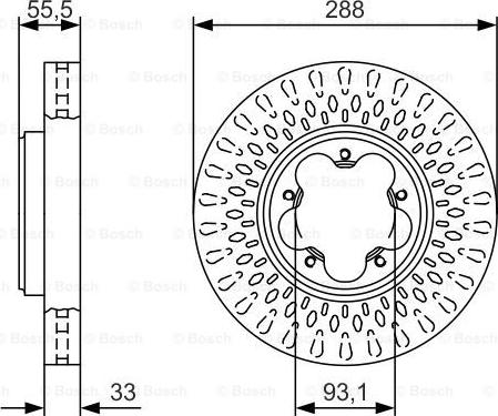 BOSCH 0 986 479 A49 - Disc frana aaoparts.ro