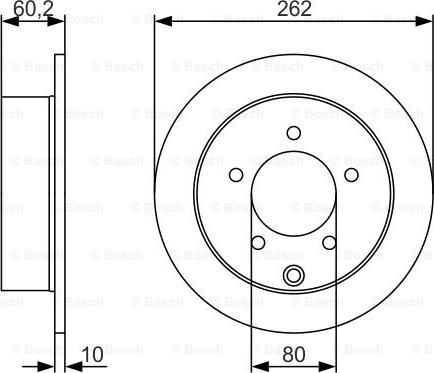 BOSCH 0 986 479 A41 - Disc frana aaoparts.ro