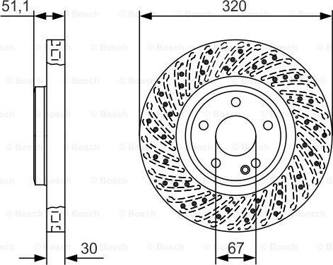 BOSCH 0 986 479 A60 - Disc frana aaoparts.ro