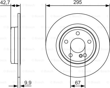 BOSCH 0 986 479 A04 - Disc frana aaoparts.ro