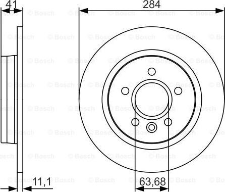 BOSCH 0 986 479 A36 - Disc frana aaoparts.ro