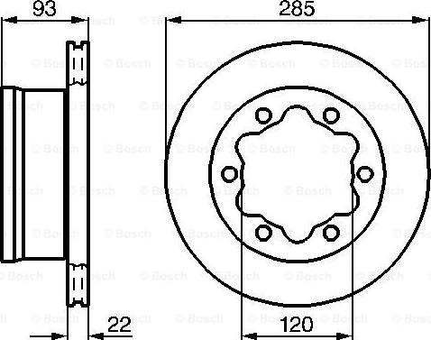 BOSCH 0 986 479 B38 - Disc frana aaoparts.ro