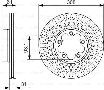 BOSCH 0 986 479 C99 - Disc frana aaoparts.ro