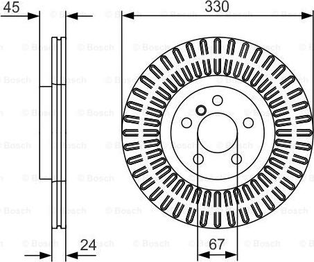 BOSCH 0 986 479 C94 - Disc frana aaoparts.ro