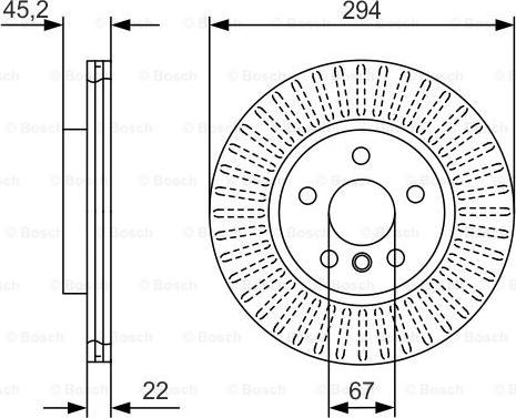 BOSCH 0 986 479 C91 - Disc frana aaoparts.ro