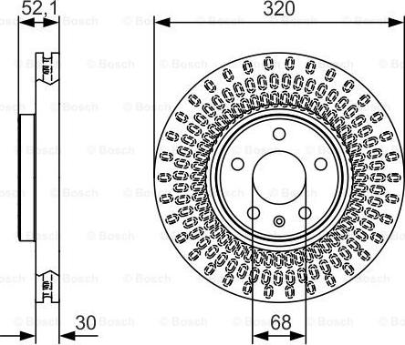 BOSCH 0 986 479 C49 - Disc frana aaoparts.ro