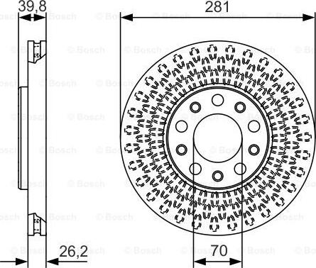 BOSCH 0 986 479 C42 - Disc frana aaoparts.ro