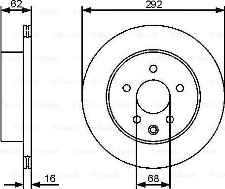 BOSCH 0 986 479 C12 - Disc frana aaoparts.ro