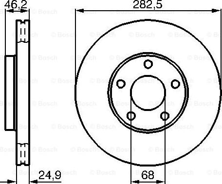 BOSCH 0 986 479 C81 - Disc frana aaoparts.ro