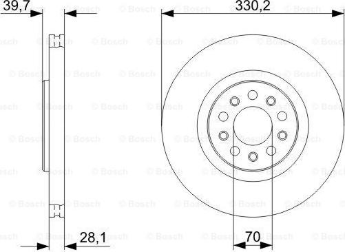 BOSCH 0 986 479 C82 - Disc frana aaoparts.ro