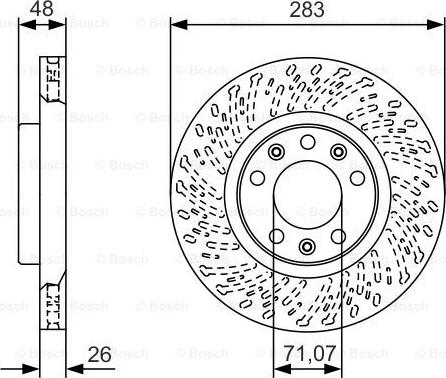 BOSCH 0 986 479 C35 - Disc frana aaoparts.ro