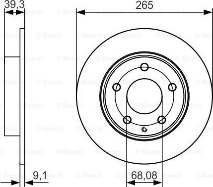 BOSCH 0 986 479 C26 - Disc frana aaoparts.ro