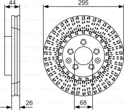 BOSCH 0 986 479 D16 - Disc frana aaoparts.ro