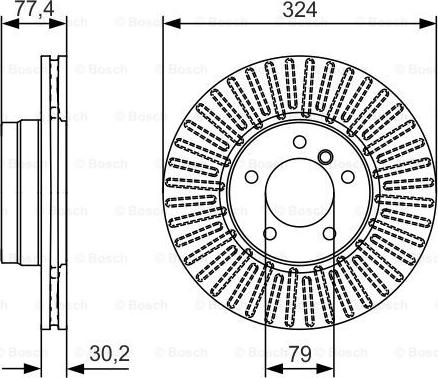 BOSCH 0 986 479 D39 - Disc frana aaoparts.ro