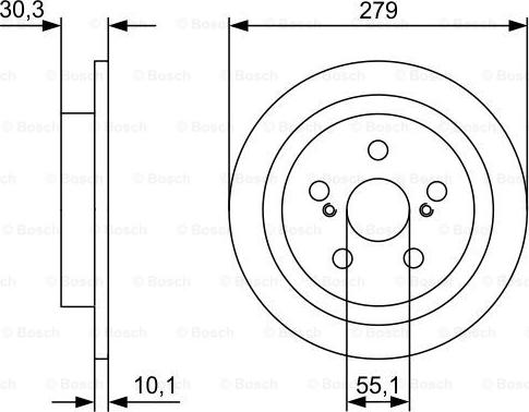 BOSCH 0 986 479 D35 - Disc frana aaoparts.ro